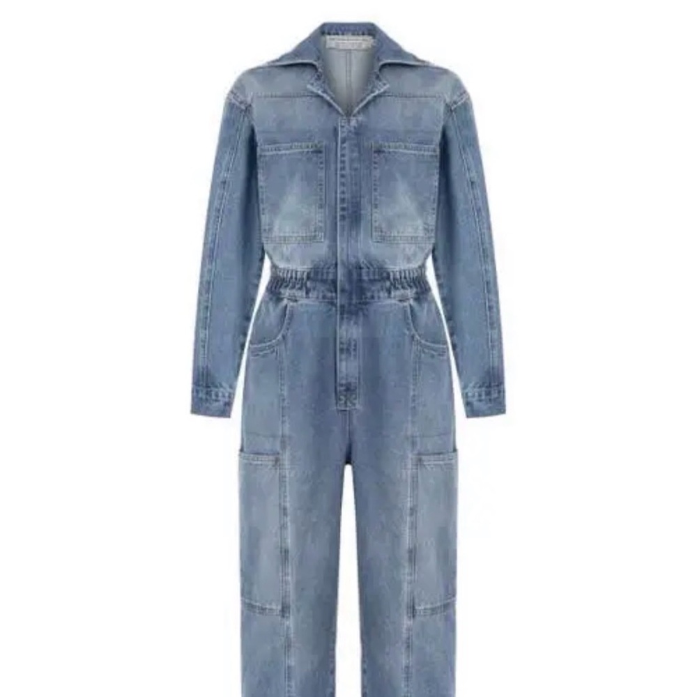 Classic Blue Denim Women's Overalls